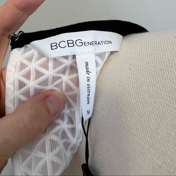 NWT BCBGeneration Blouse Cut  Out Neckline - Picture 11 of 11